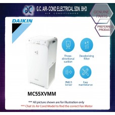 [DAIKIN] Air Purifier MCK55UVMM | wireless remote controller (41m²) (Streamer + Humidification + Active Plasma ions) | Portable