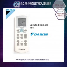 [GENUINE PARTS] ORIGINAL Daikin Wall Mounted Wireless Remote Controller with Holder FTV/ FTV-A/ INVETER / SMARTO (Ipoh A/C Accessories)